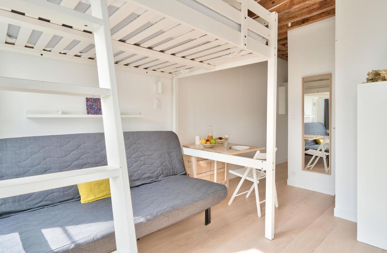Stylish Mezzanine Studio In The Heart Of Paris 3F 외부 사진