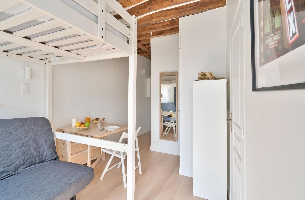 Stylish Mezzanine Studio In The Heart Of Paris 3F 외부 사진