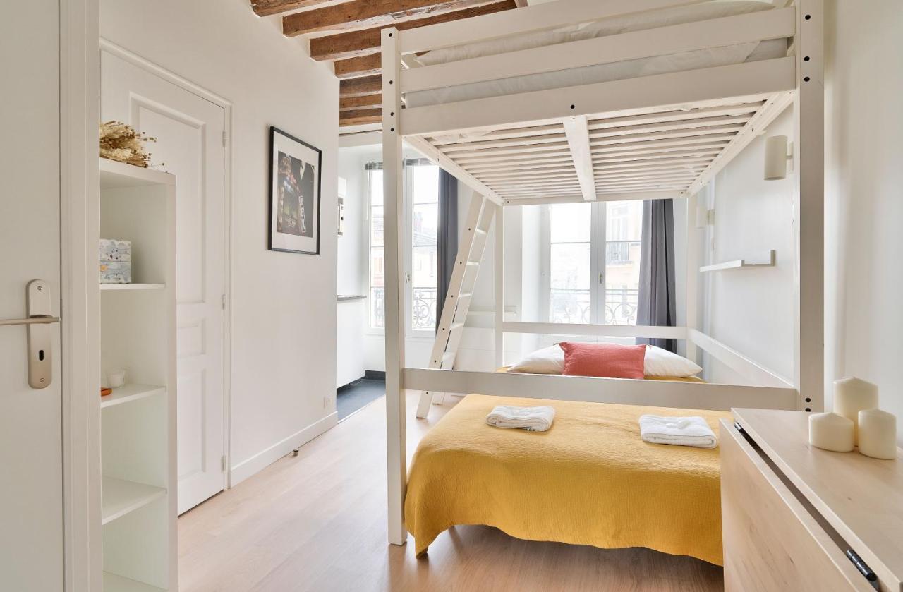 Stylish Mezzanine Studio In The Heart Of Paris 3F 외부 사진